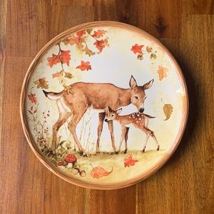 Collectible Deers in Fall Ceramic Collectible Plate - Fall 2023 collection